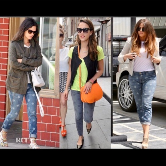 Current/Elliott The Stiletto White Star Skinny Mid-Low Rise Jeans 27 EUC - Picture 12 of 16